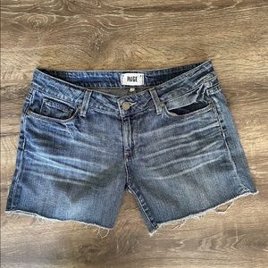 Paige Denim Cut Off Shorts - Sz 27